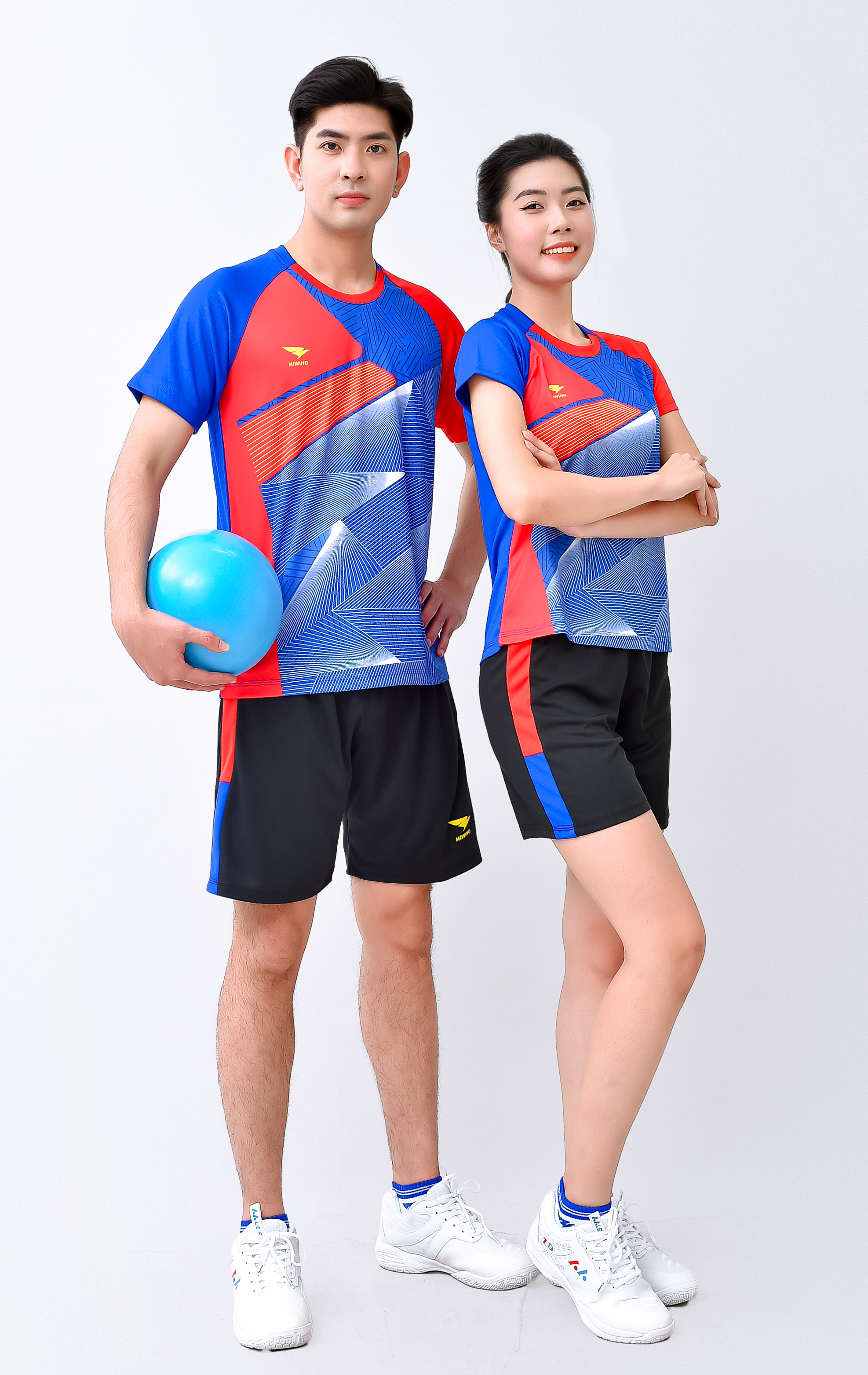 Áo bóng chuyền Nam Hiwing H12 màu Xanh Bích